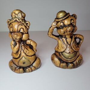 RARE Vintage Honey Bear Salt & Pepper Shakers